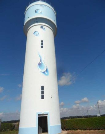 Réhabilitation d’un réservoir de stockage d’eau potable sur tour  - SIAEP de Pezou – Loir Réveillon (41)